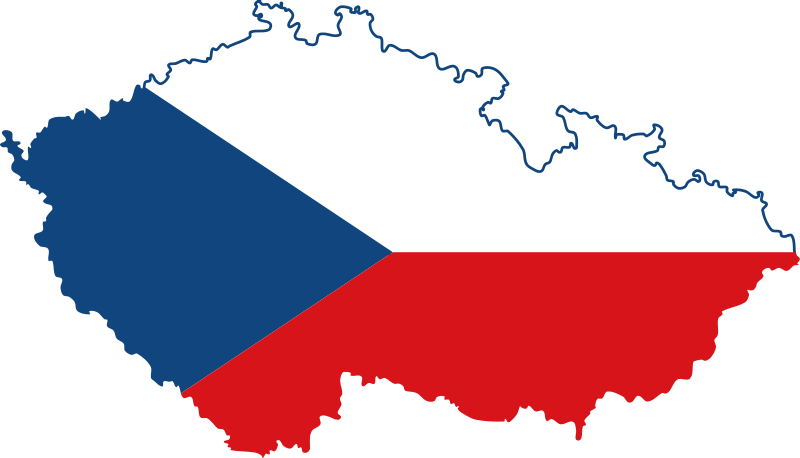 Карта Чехии